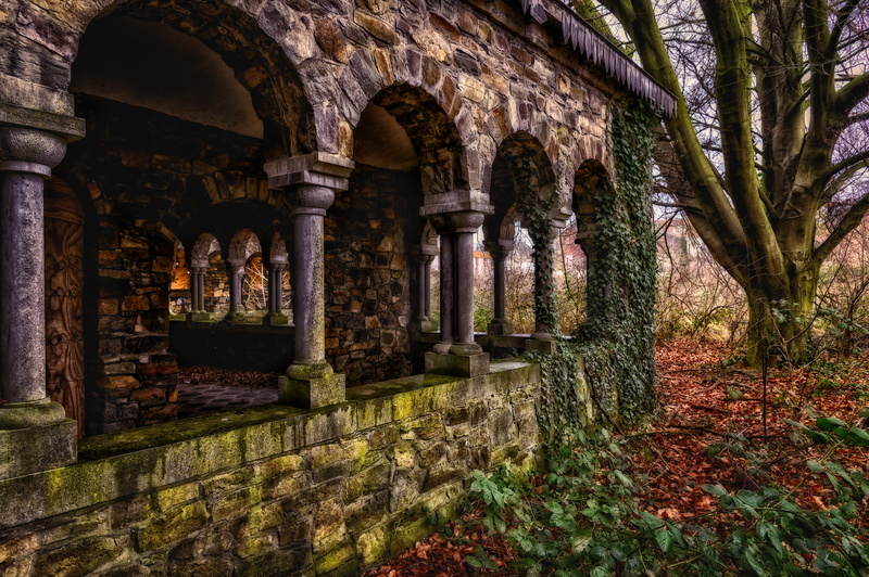 dark, pforphoto, the past, travel destinations, lost places, gloomy, abandoned, old, masonry, arch, architectural column, ancient, building exterior, tourism