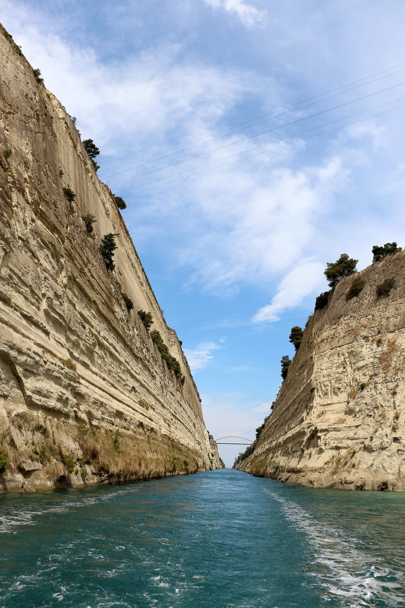 no people, sea, sky, water, nature, corinth, scenics - nature, waterway, waterfront, beauty in nature, non-urban scene, rock - object, formation, day, 5K