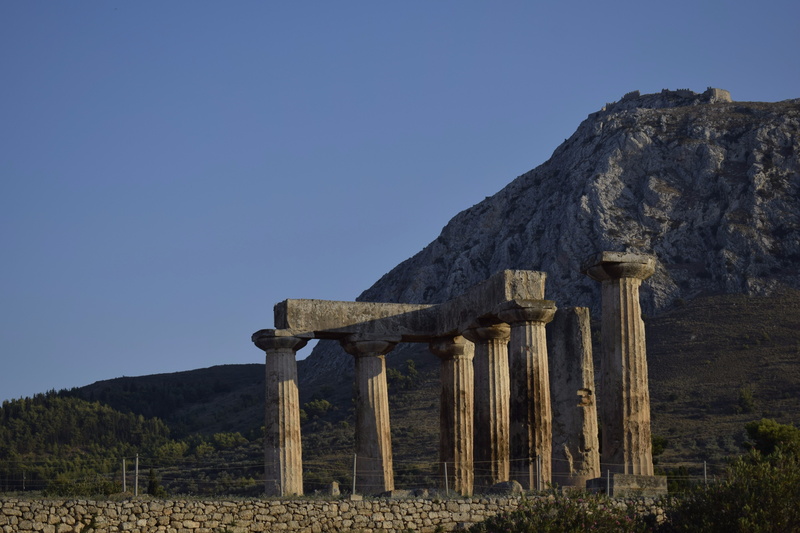 clear sky, 5K, day, nature, greece, blue, story, archaeology, land, outdoors, sky, no people, ancient civilization, ancient, built structure, ruined, history