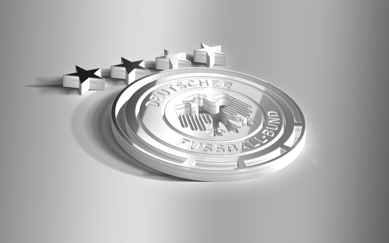 Logo, Germany National Football Team, Soccer, 3D, Emblem, Germany, 2K