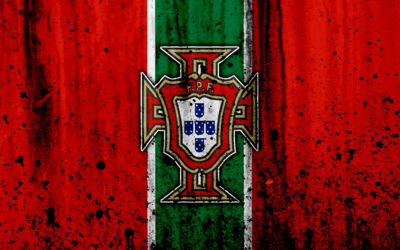 Logo, 4K, Portugal, Portugal National Football Team, Emblem, Soccer