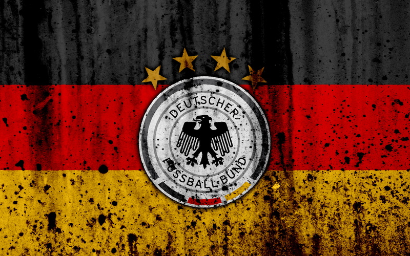 4K, Germany, Soccer, Germany National Football Team, Logo, Emblem