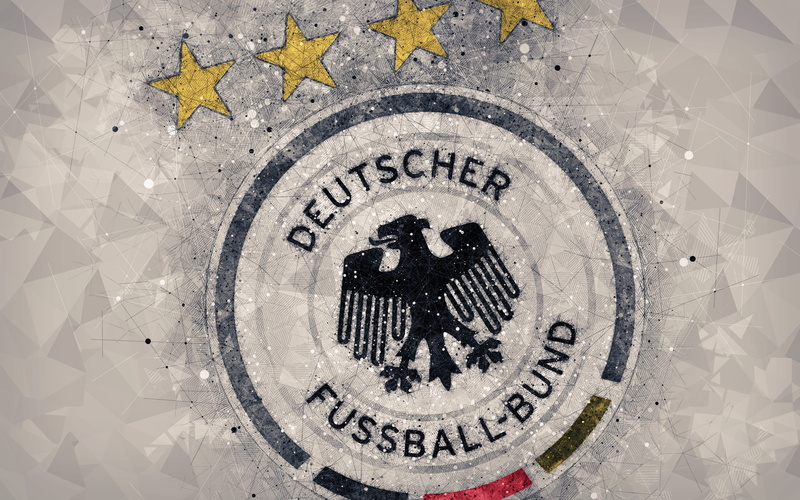 Germany National Football Team, Germany, 4K, Logo, Soccer, Emblem