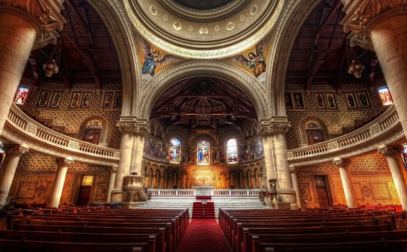 altar, architecture and art, built structure, arched, 5K, spirituality, Stanford, aisle, illuminated, low angle view, belief, building, architectural column