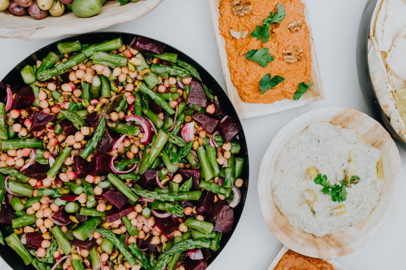 dishes, food and drink, serving size, still life, ready-to-eat, indulgence, healthy eating, chickpeas, garnish, vegetable, dinner, vegetarian food, vegan