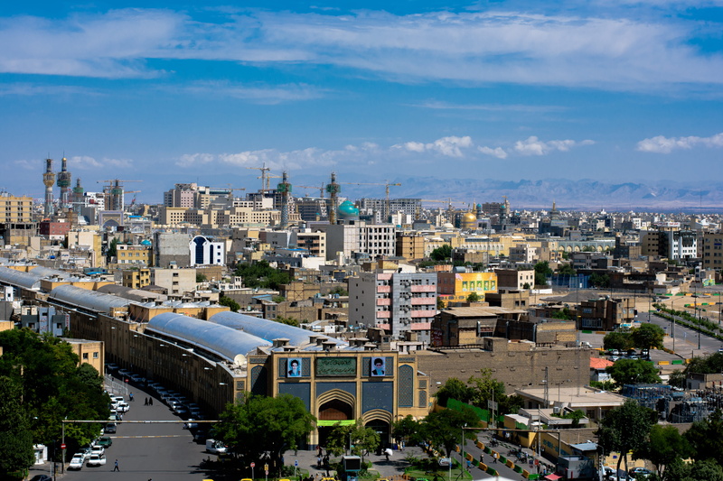 nature, skyscraper, mode of transportation, cityscape, architecture, built structure, water, outdoors, connection, day, blue, iran, residential district