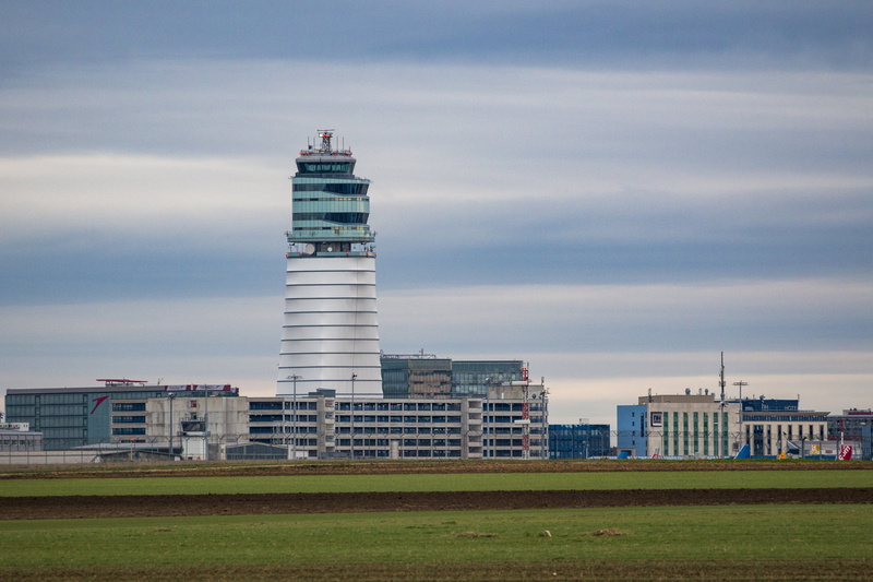 aviation, architecture, office building exterior, sky, building, daytime, terminal, fly, skyline, skyscraper, schwechat, city, travel, nature, apartment