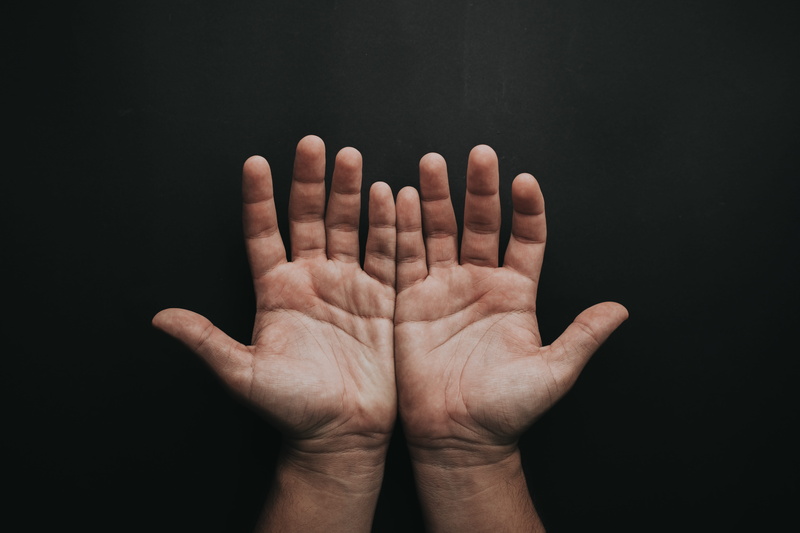 palm, human finger, indoors, hand raised, close-up, pattern, 5K, black background, studio shot, veins, mid adult, intersection, human body part, road