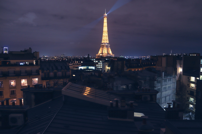 outdoors, office building, france, cityscape, building, skyscraper, night, office building exterior, city, travel, nature, spire, urban, illuminated, 5K