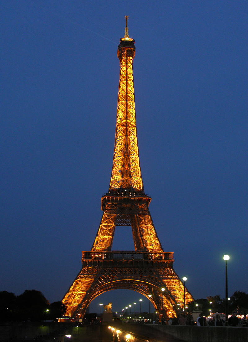 night, Paris, built Structure, eiffel, iron - metal, tower, french Culture, low angle view, illuminated, famous Place, travel Destinations, capital Cities