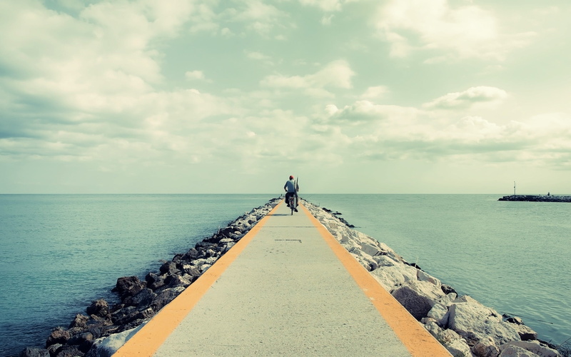 mountains, horizon over water, frame, black, tranquility, full length, one person, groyne, beauty in nature, the way forward, nature, horizon, outdoors