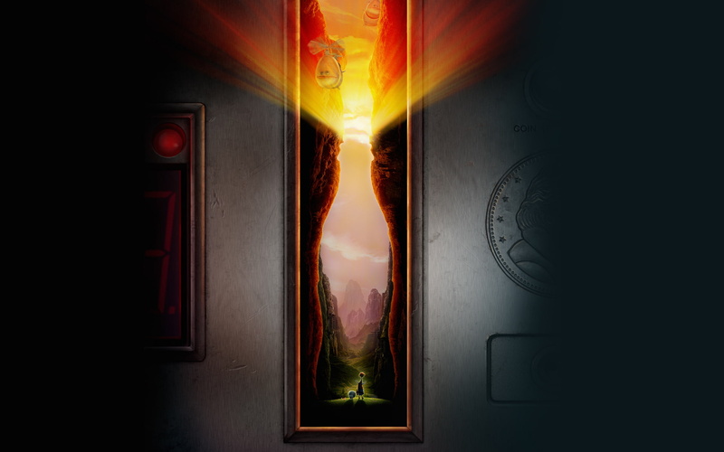 1080P, painting, creative, creative and graphics, coke, groynes, happiness, framed, graphics, factory, cave, hd, rock, brown