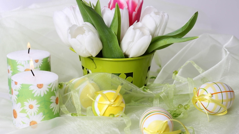 pink Color, flower Head, pink, food, freshness, floral, tulips, easter egg, two, springtime, season, egg, holiday, decoration, blossom, yellow, relaxation