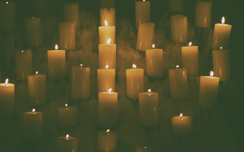 place of worship, illuminated, heat - temperature, nature, no people, 1080P, candle, fire - natural phenomenon, flame, wax, tranquility, burning, luminosity