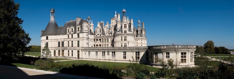 outdoors, mansion, loire, white, plant, travel destinations, day, history, the past, clear sky, landscape, landmark, building, french, no people, city