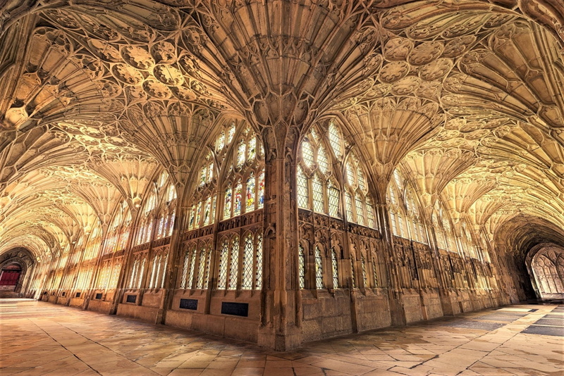 England, Cathedrals, Cathedral, Gloucester Cathedral, Architecture, 1080P