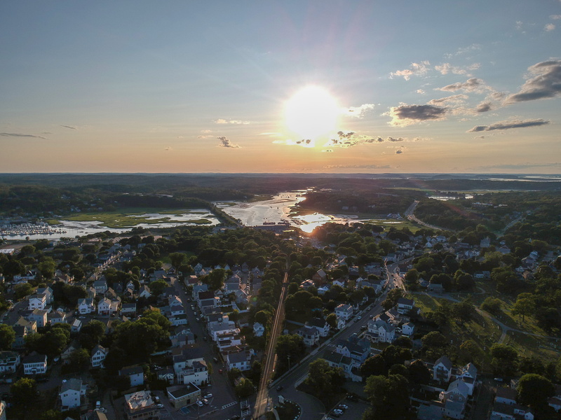 cityscape, horizon, building exterior, scenics - nature, nature, beauty in nature, sunlight, sky, sunset, city, outdoors, no people, 4K, horizen, sunbeam