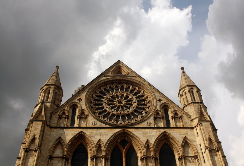 spire, cathedral, church, york minster, no people, travel destinations, low angle view, arch, cloud - sky, built structure, facade, outdoors, building exterior