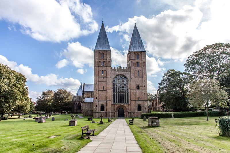london - England, cloud - sky, place of worship, uK, architecture And Buildings, building Exterior, outdoors, plant, english Culture, Nottinghamshire, spirituality