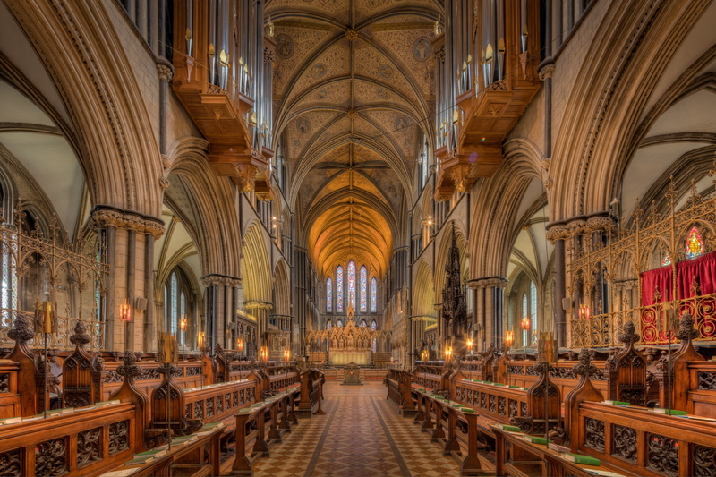 historic, indoors, quire, arch, sacred, church, place of worship, architectural column, choir, architecture, altar, worcester cathedral, gothic, arches