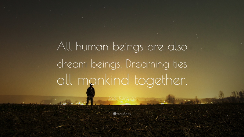 Jack Kerouac, quote, men, 4K, landscape, stars, text, nature, positive, quotefancy