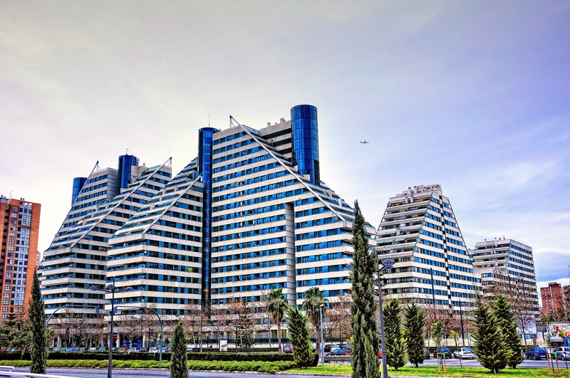 residential District, city, apartment, building, plant, spain, valencia, modern, no People, 1080P, tree, built Structure, urban Skyline, outdoors, business