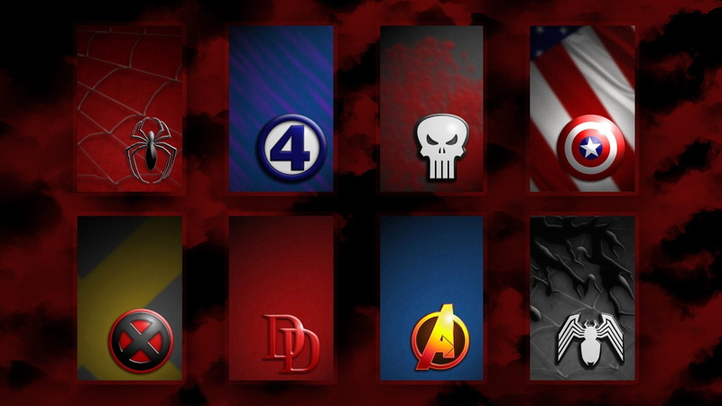 design, locker room, team sport, number, Venom, Comics, close-up, Avengers, sign, communication, red, time, no people, architecture, Spider-Man, group of objects