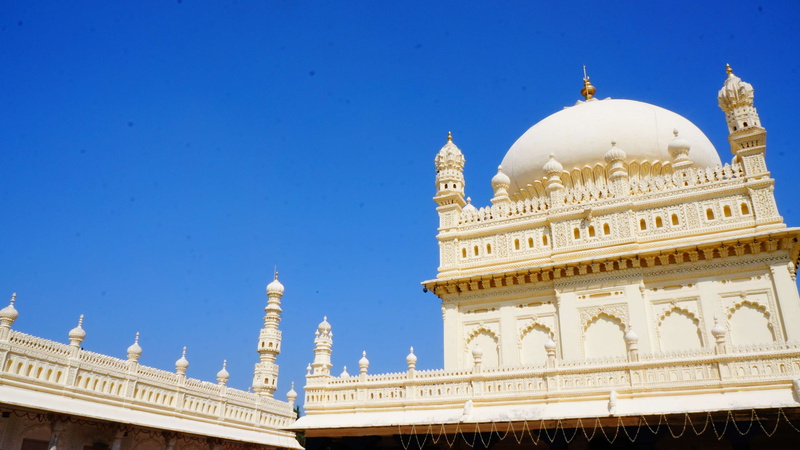 ornate, dome, tomb, tourism, day, blue, spire, low angle view, spirituality, nature, belief, travel destinations, building, architecture, city, religion