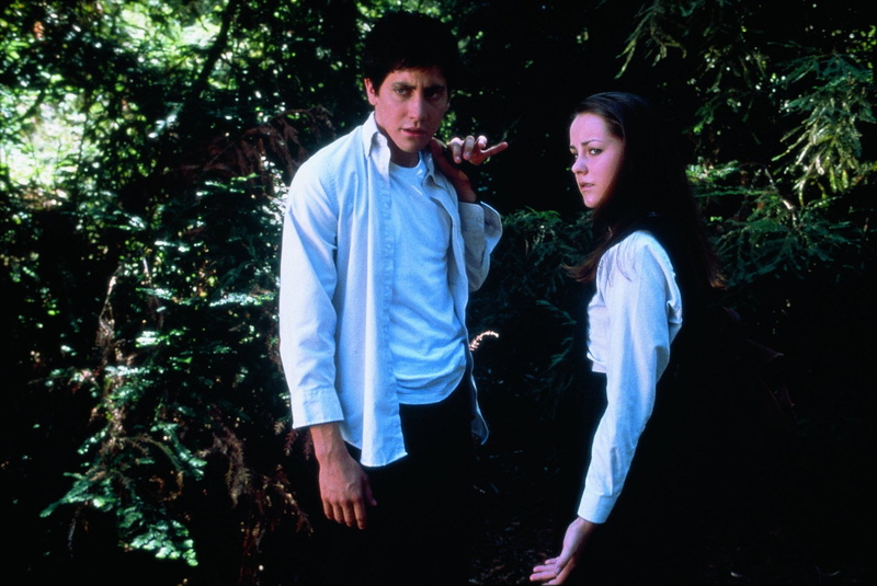 young men, tree, two people, nature, heterosexual couple, women, togetherness, couple - relationship, real people, love, men, Donnie Darko, night, casual clothing
