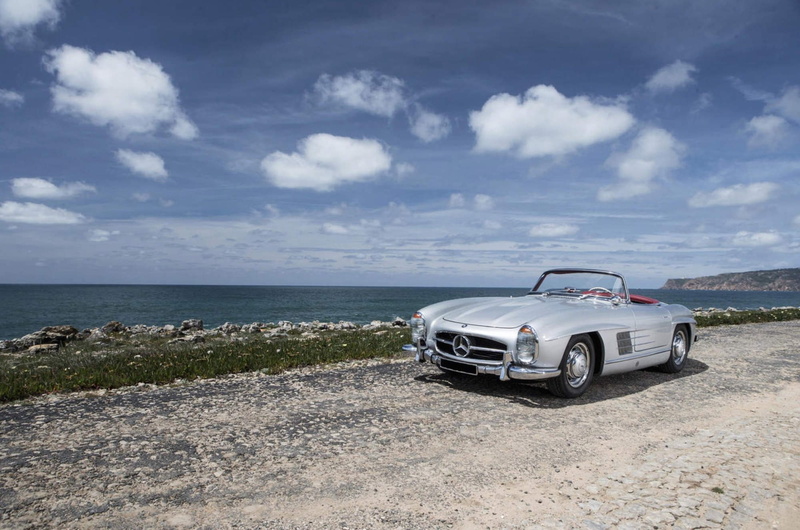 1958, classic, benz, 300sl, 1080P, cars, roadster, mercedes