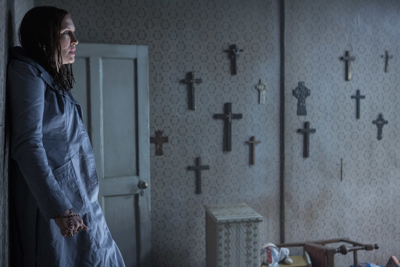 The Conjuring 2, Movie, brown hair, architecture, adult, building, side view, clothing, contemplation, three quarter length, standing, hairstyle, long hair