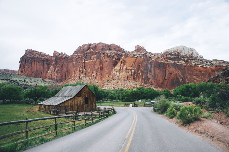 rock - Object, highway, roadway, road, gray, southwest USA, travel, rocky mountains, beauty in nature, eroded, winding, near, butte, tree, geology, the way forward