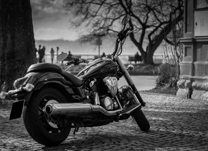 technology, mode of transportation, lake, background, guy, destruction, greyscale, building, nature, gloss, plant, photo, metallic, motor, man, passion