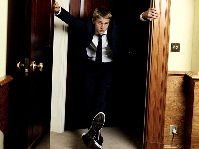 one Man Only, tie, male Beauty, elegance, emotion, full length, black, young Adult, fashion, indoors, business Person, charlie hunnam, males, door, suit