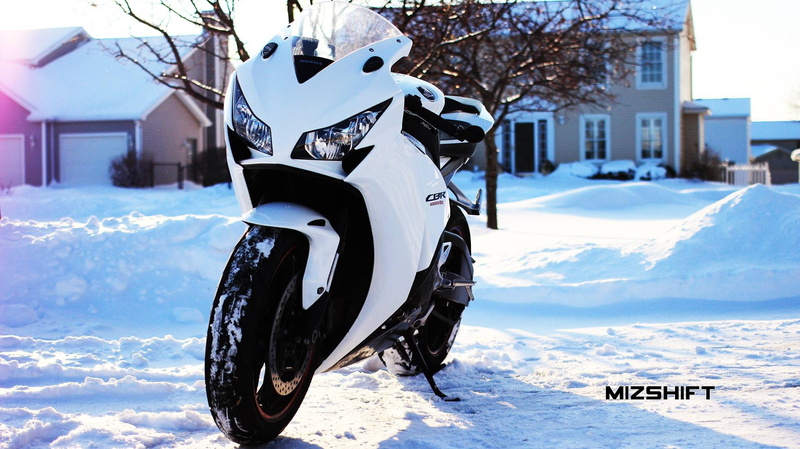 mountain, built structure, snow, day, nature, tree, outdoors, helmet, no people, sport, honda honda cbr 1000 rr cbr, 1080P, winter, transportation, cold temperature