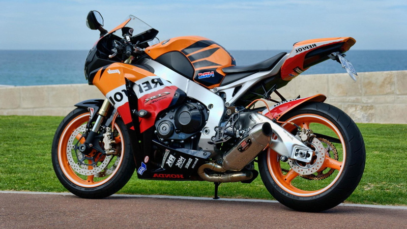 ninja, sports, 1080P, bik, kawasaki ninja, orange, 1920x1080, r, repsol, motorcycles, kawasaki, white