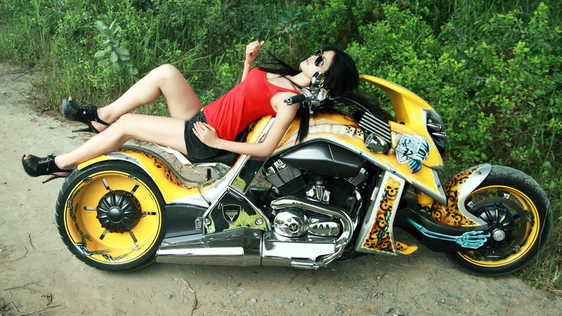 BIKE, FORM, mode of Transport, land Vehicle, people, day, nature, speed, full length, young Adult, adult, happiness, freedom, YELLOW, cruiser, AIRBRUSHING
