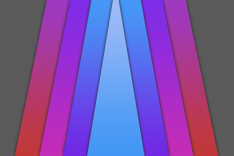 violet, 5K, triangle, radixlsd, abstract, simple