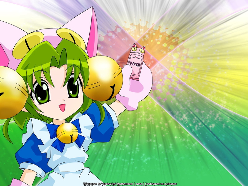 low angle view, celebration, unusual hat, plant part, female, green color, animal representation, character, event, anime, nature, phone, outdoors, di gi charat