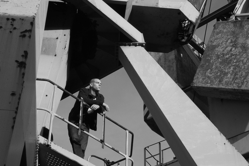elegant, low angle view, architecture, nature, black and white, hamburg, crane, safety, men, harbour area, protection, occupation, headwear, outdoors, helmet