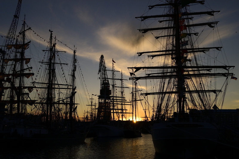 rigging, nature, clouds, sailboat, port, historically, sea, ship, cloud - sky, nautical vessel, sky, silhouette, transportation, mode of transportation