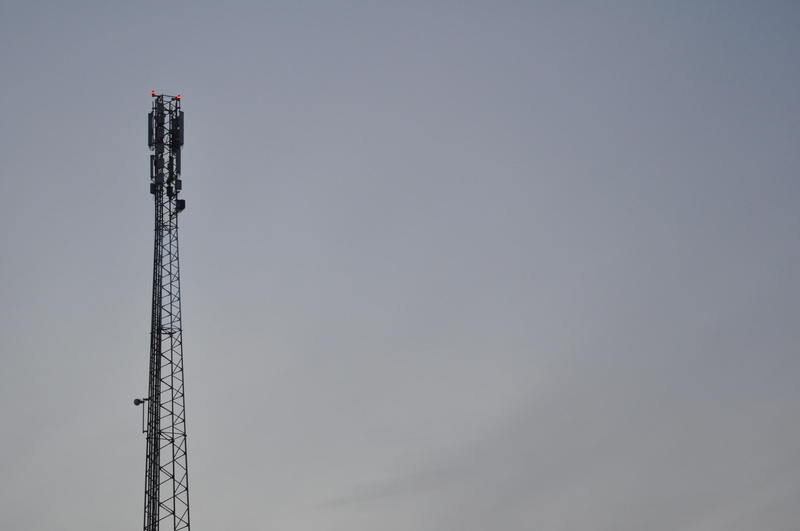 4K, radio, sky, minimalism, tower