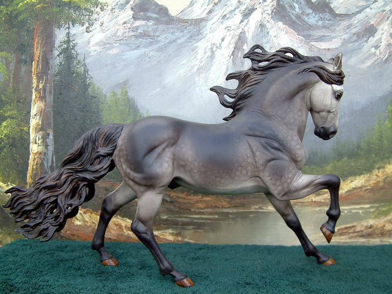 cantering, spanish, bull horse, bull, Spain, art, horses, grey, horse, animals, popular in span, France, hd, 1080P, stud