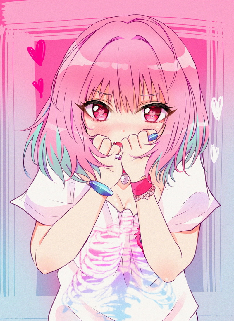 720P, Riamu Yumemi, anime girls, anime