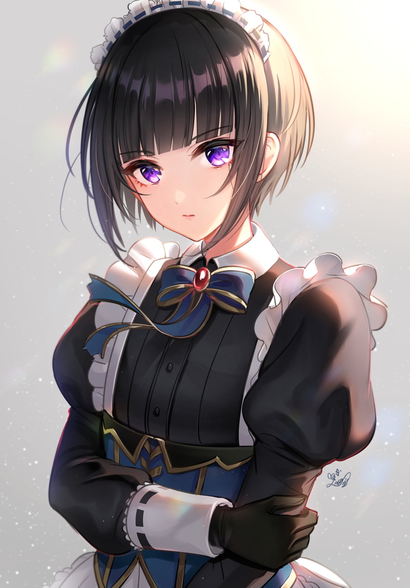 1080P, maid outfit, anime, anime girls, MAIRO