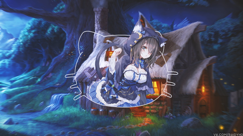 4K, anime girls, anime, picture-in-picture, Sagisawa Fumika