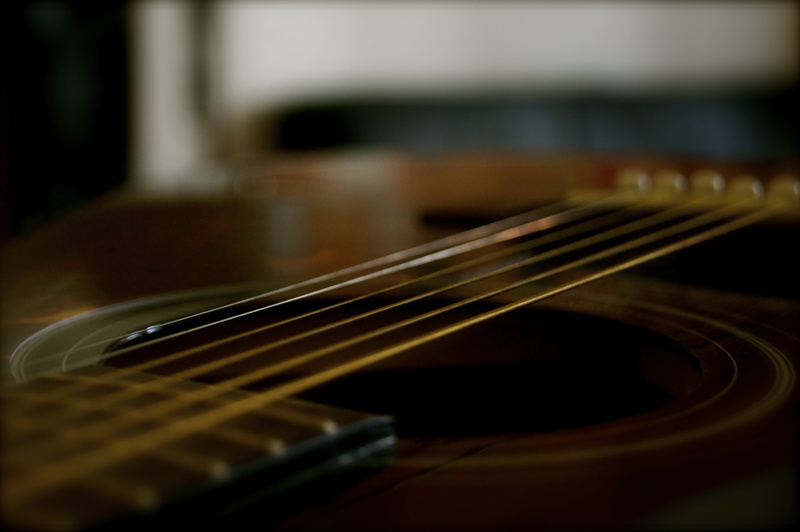 4K, guitar, indoors, musical instrument string, wood - material, skill, music, dark, musical instrument, audio, acoustic guitar, day, sound, no people
