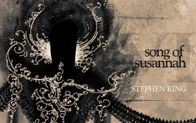 backgrounds, The Dark Tower, black, weathered, textile, dirty, text, close-up, floral, metal, white, western script, art and craft, indoors, pattern, day