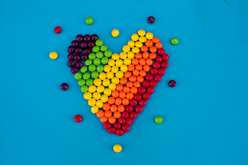 bright, blue background, close-up, balls, round out, purple, pill, geometric shape, nips, positive emotion, 5K, no people, colored background, candies