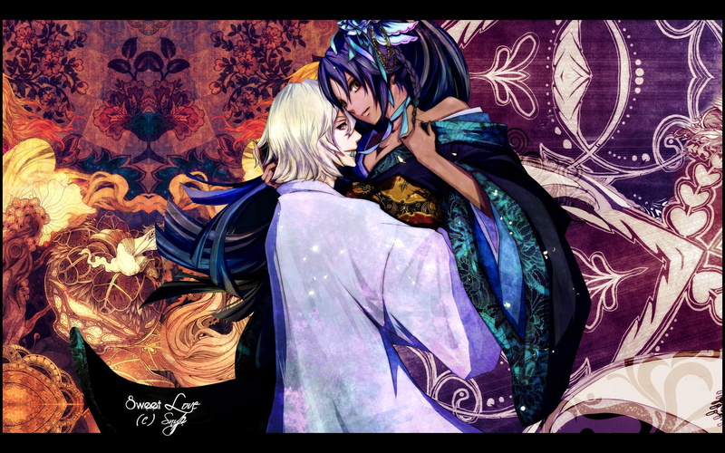 Bleach, Urahara Kisuke, 1080P, Snyp, Shihouin Yoruichi, anime boys, colorful, anime, anime girls